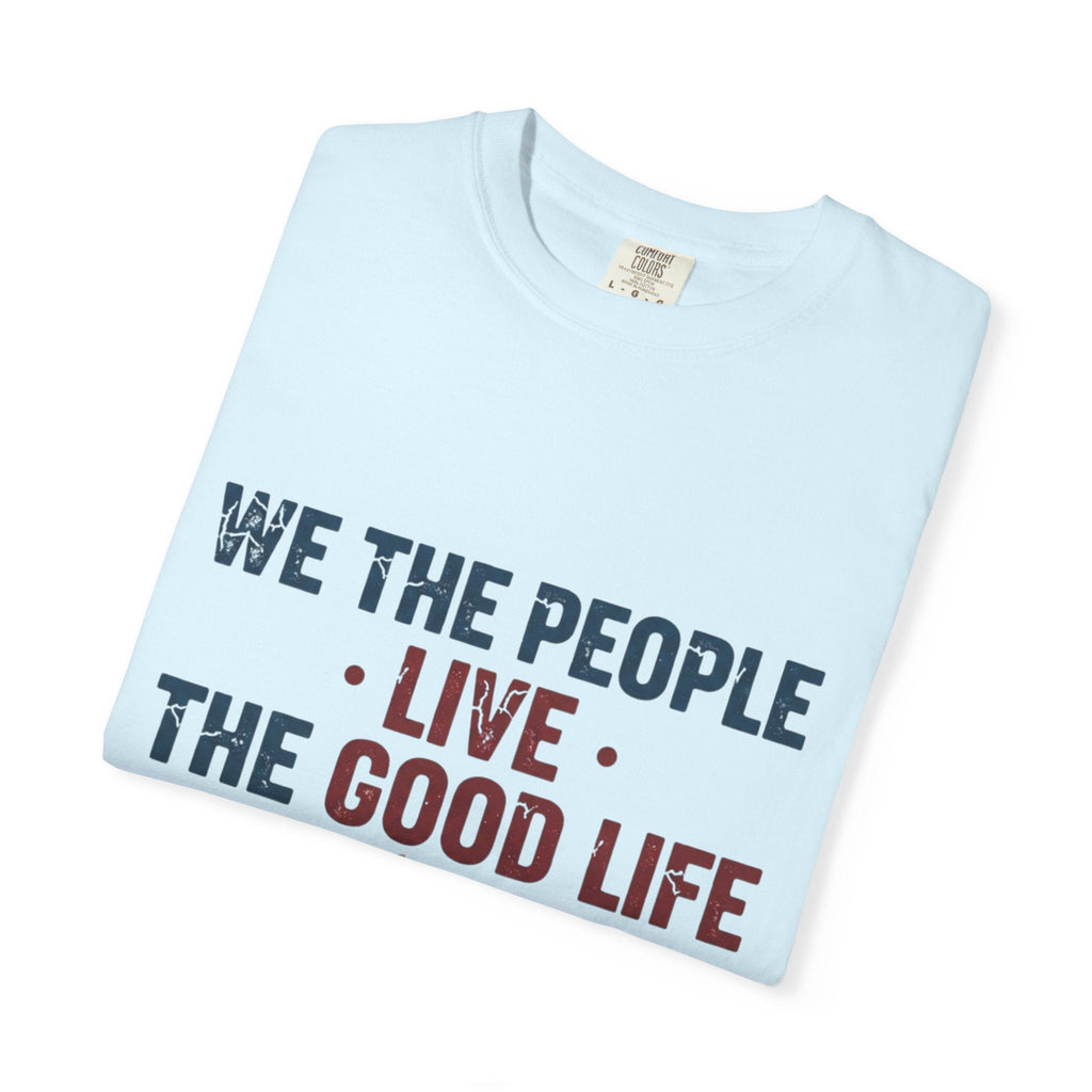 Live The Good Life T-Shirt — Vintage Globe Graphic Tee - Good Life Goods