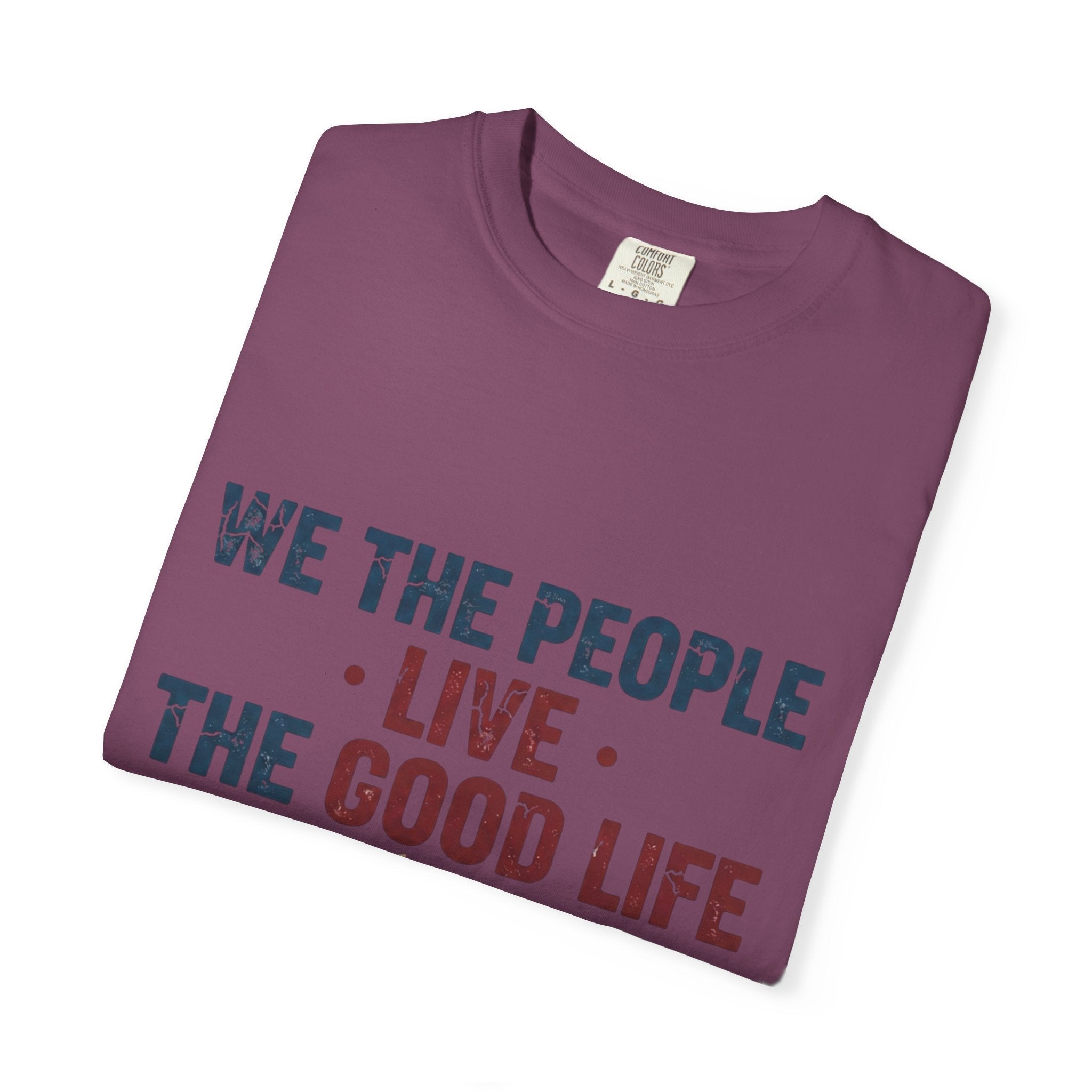 Live The Good Life T-Shirt — Vintage Globe Graphic Tee - Good Life Goods