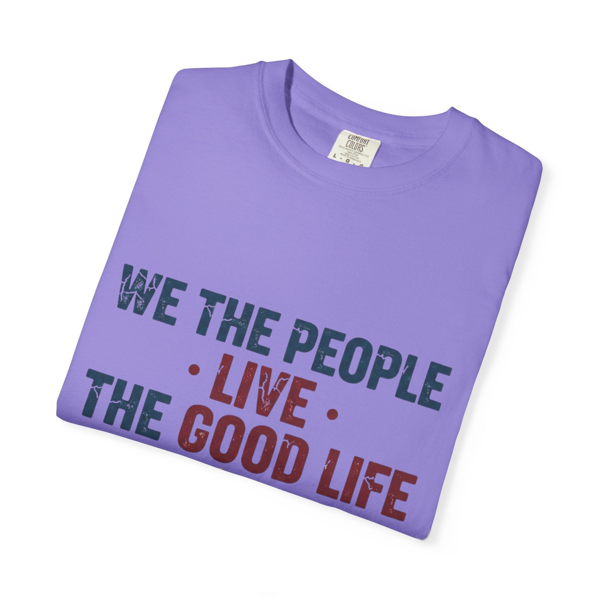 Live The Good Life T-Shirt — Vintage Globe Graphic Tee - Good Life Goods