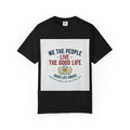 Live The Good Life T-Shirt — Vintage Globe Graphic Tee - Good Life Goods