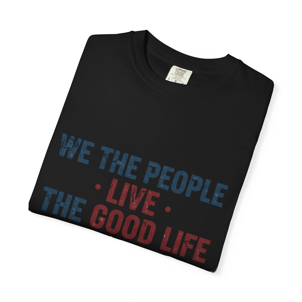 Live The Good Life T-Shirt — Vintage Globe Graphic Tee - Good Life Goods