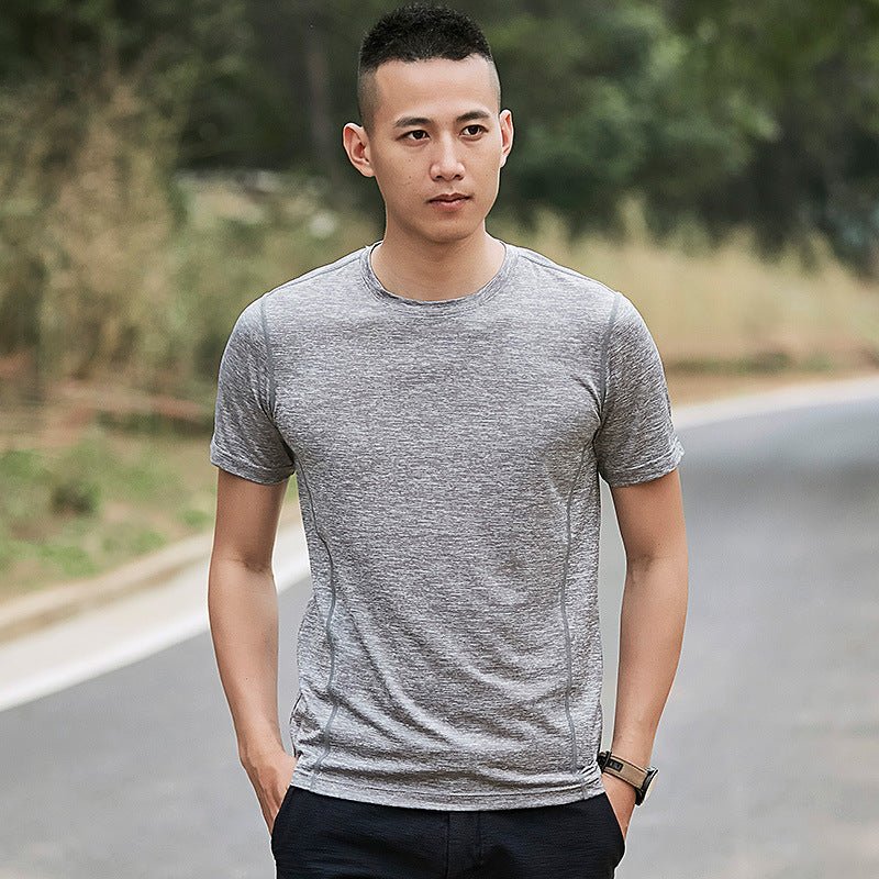Men's Athletic Short Sleeve Training Top – Lightweight Performance Fit - Good Life Goods