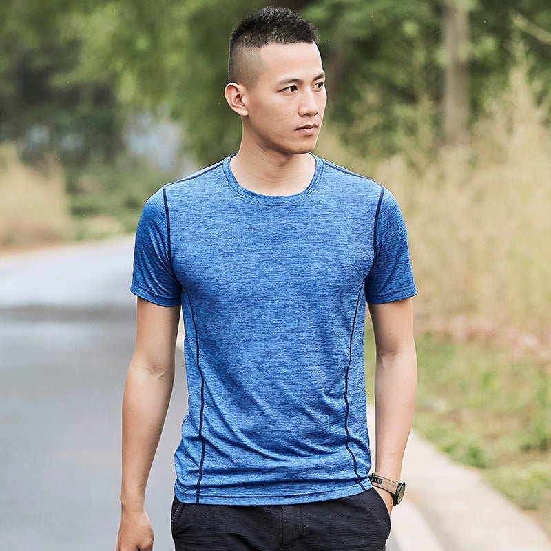 Men's Athletic Short Sleeve Training Top – Lightweight Performance Fit - Good Life Goods