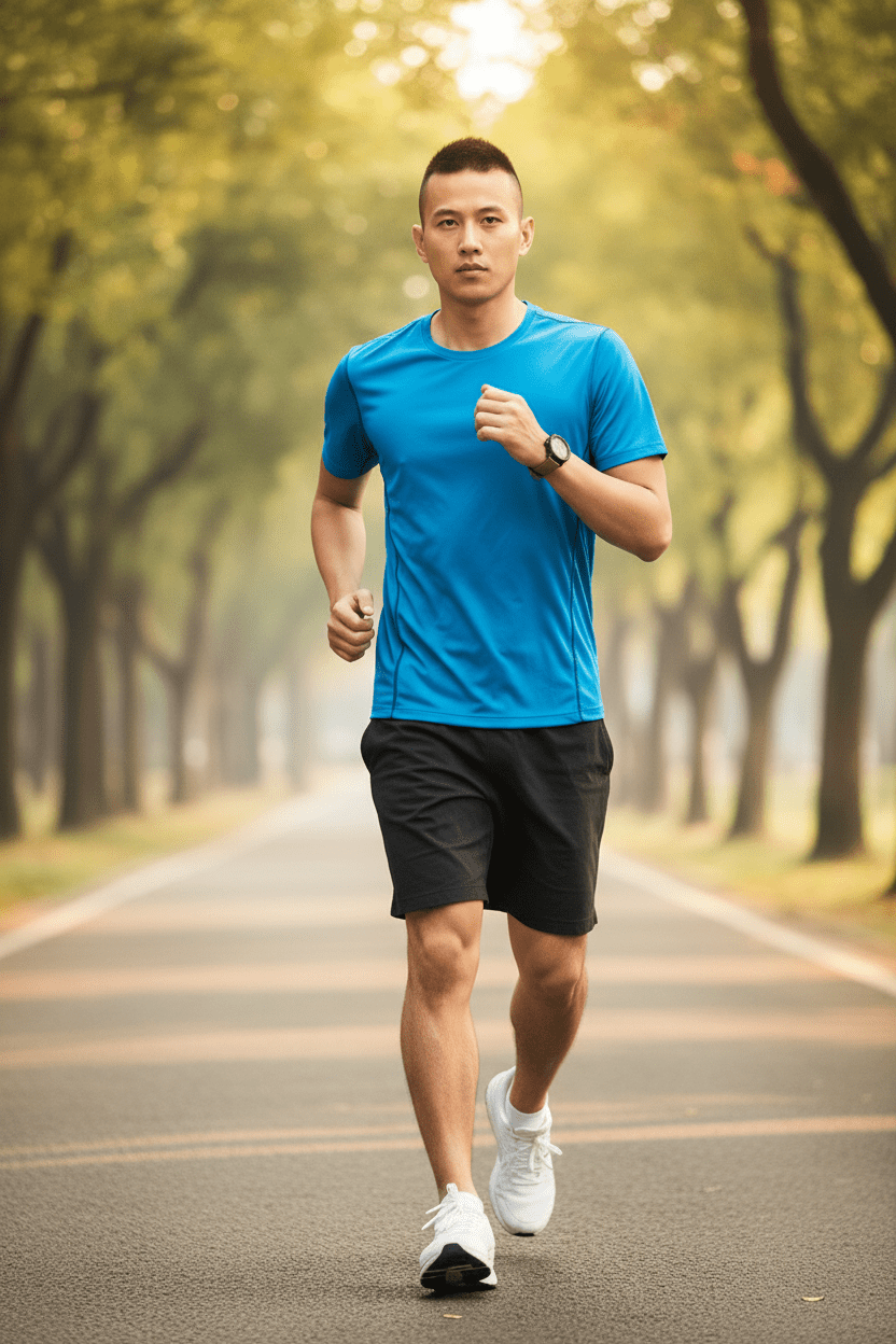 Men's Athletic Short Sleeve Training Top – Lightweight Performance Fit - Good Life Goods