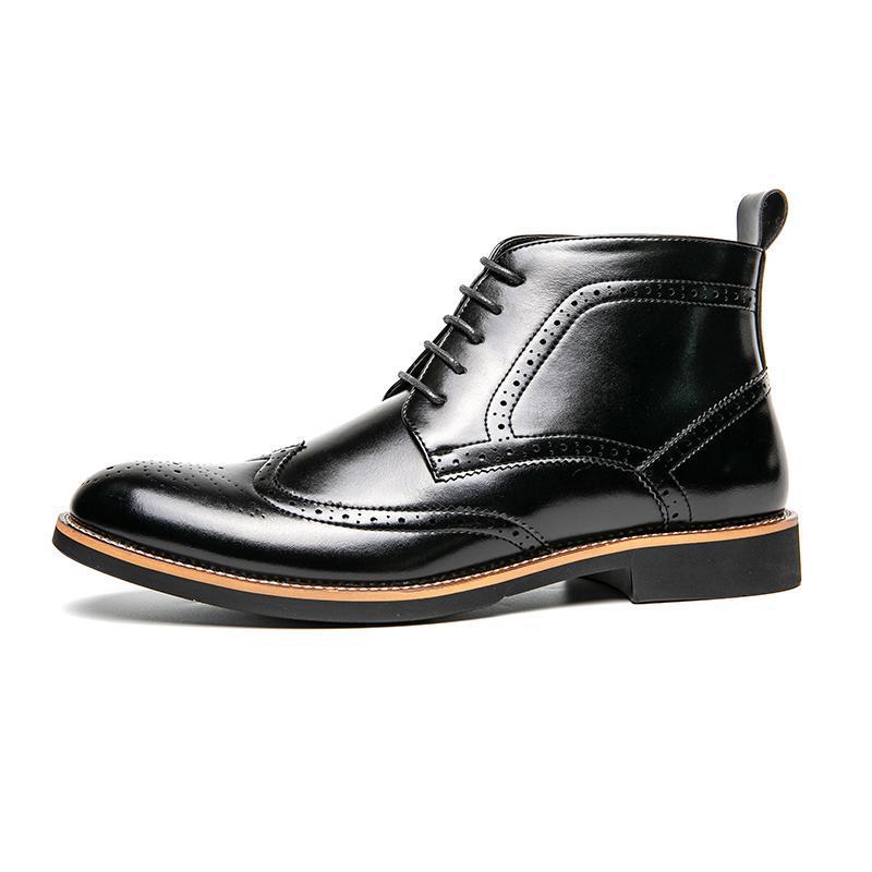Men's Brown Leather Dress Shoes - Good Life Goods