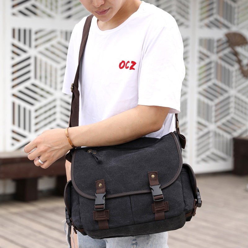 Men's Canvas Messenger Bag - Good Life Goods