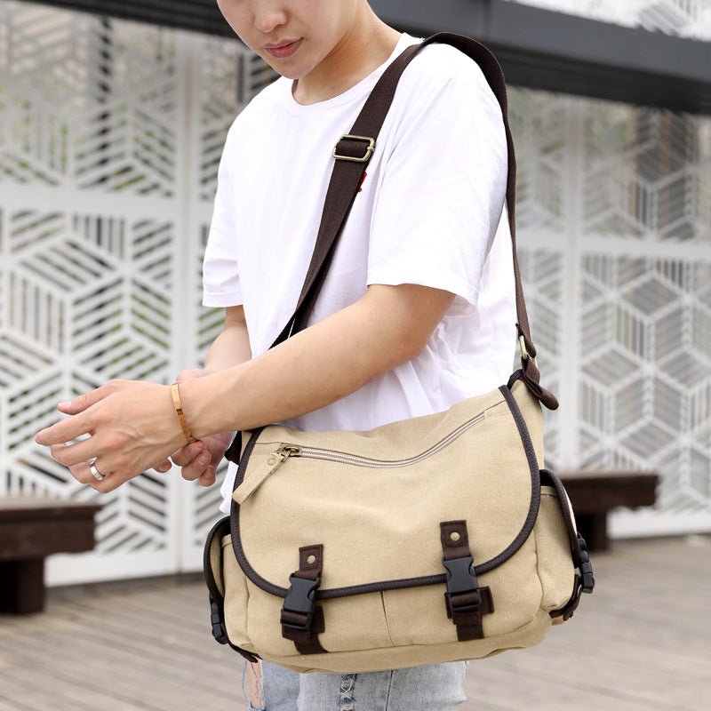 Men's Canvas Messenger Bag - Good Life Goods