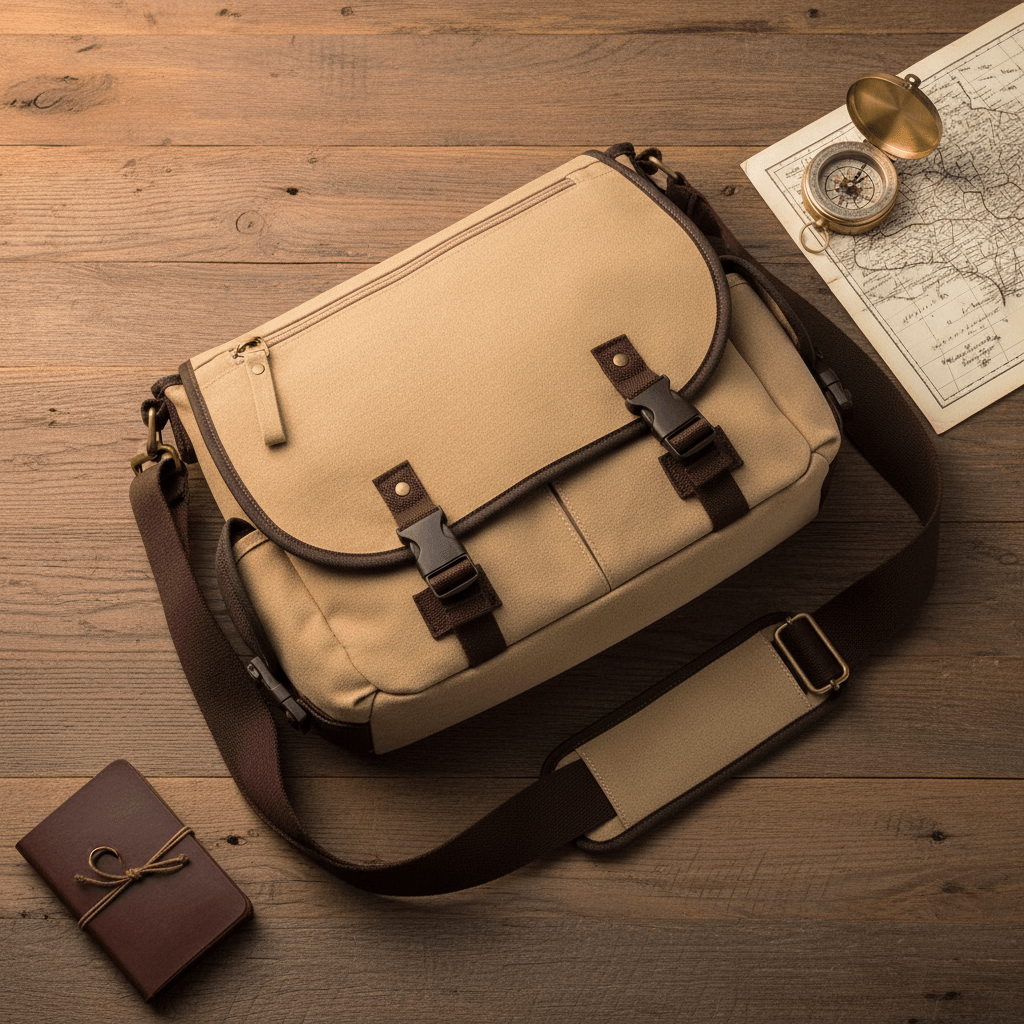 Men's Canvas Messenger Bag - Good Life Goods