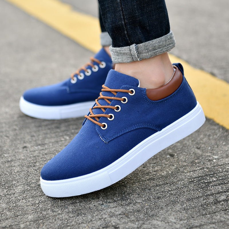 Men's Canvas Sneakers - Extended Sizes - Good Life Goods