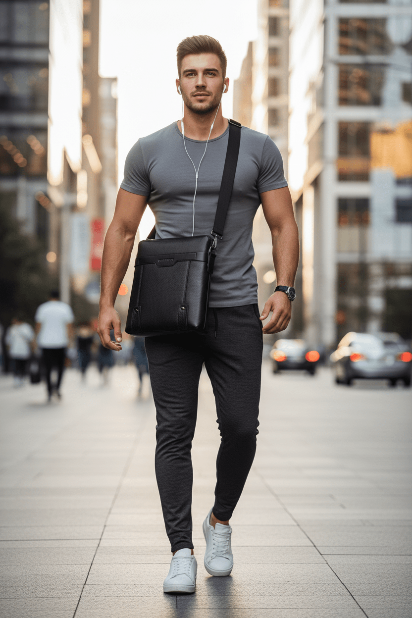 Men's Casual Backpack – Versatile Shoulder Bag & Backpack - Good Life Goods