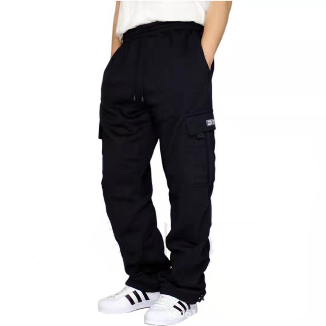 Men's Elastic Waist Jogger Pants – Drawstring Athletic Sweatpants - Good Life Goods