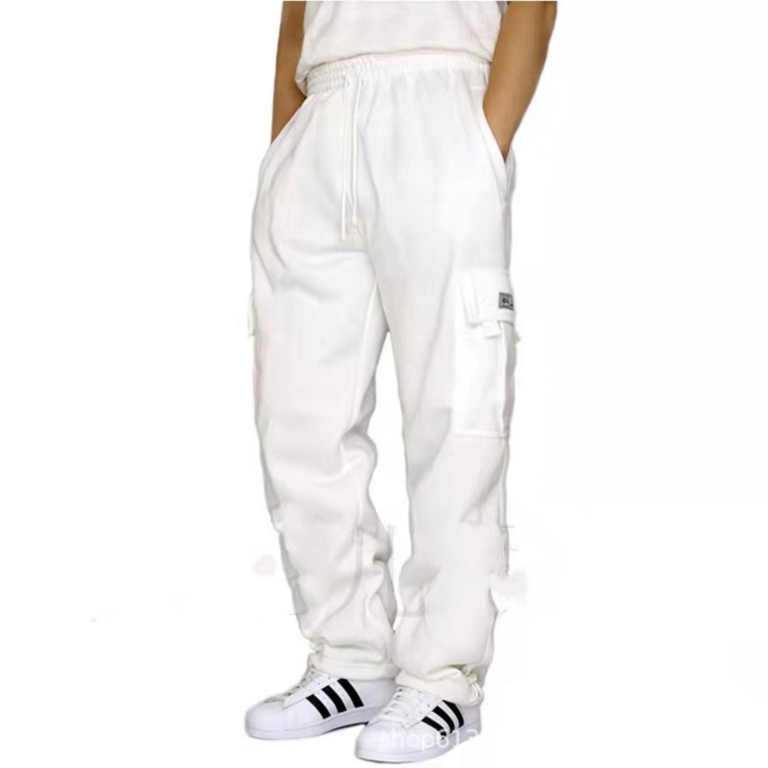Men's Elastic Waist Jogger Pants – Drawstring Athletic Sweatpants - Good Life Goods