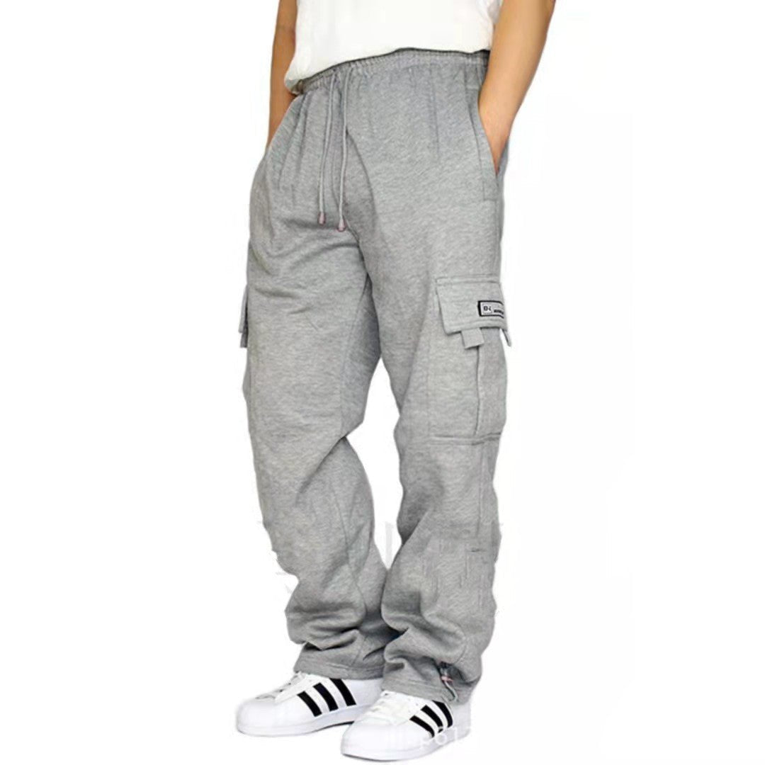 Men's Elastic Waist Jogger Pants – Drawstring Athletic Sweatpants - Good Life Goods