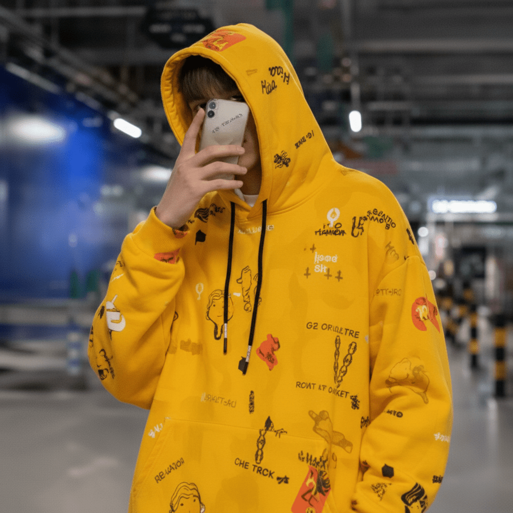 Men's Loose Hoodie – Oversized Casual Streetwear - Good Life Goods