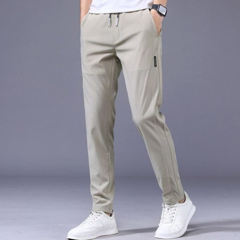 Men's Loose Straight Drawstring Sweatpants – Korean Style Casual Trousers - Good Life Goods