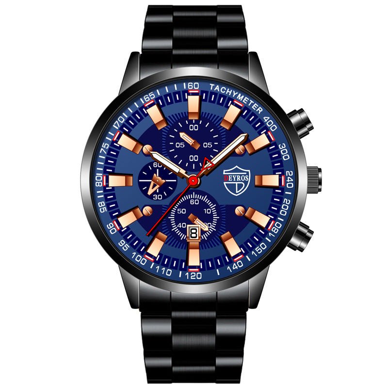 Men's Luminous Steel Watch - Good Life Goods