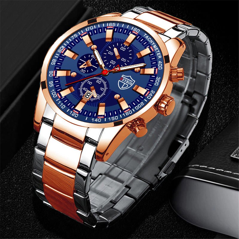 Men's Luminous Steel Watch - Good Life Goods