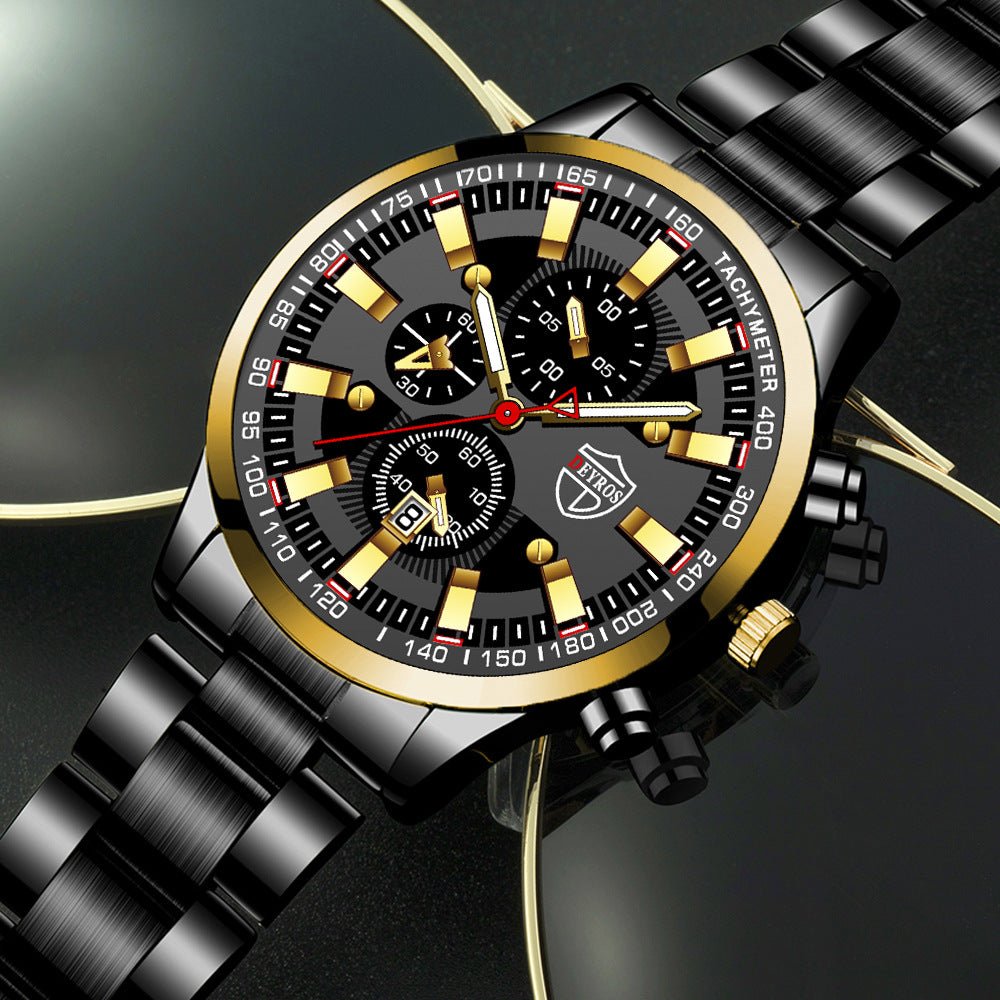 Men's Luminous Steel Watch - Good Life Goods