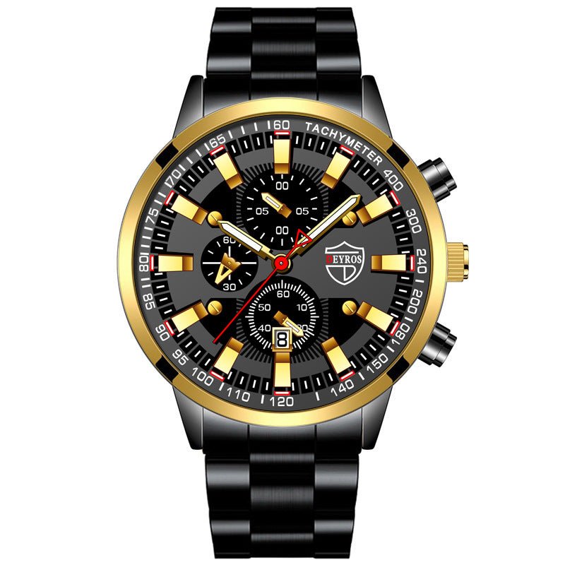 Men's Luminous Steel Watch - Good Life Goods