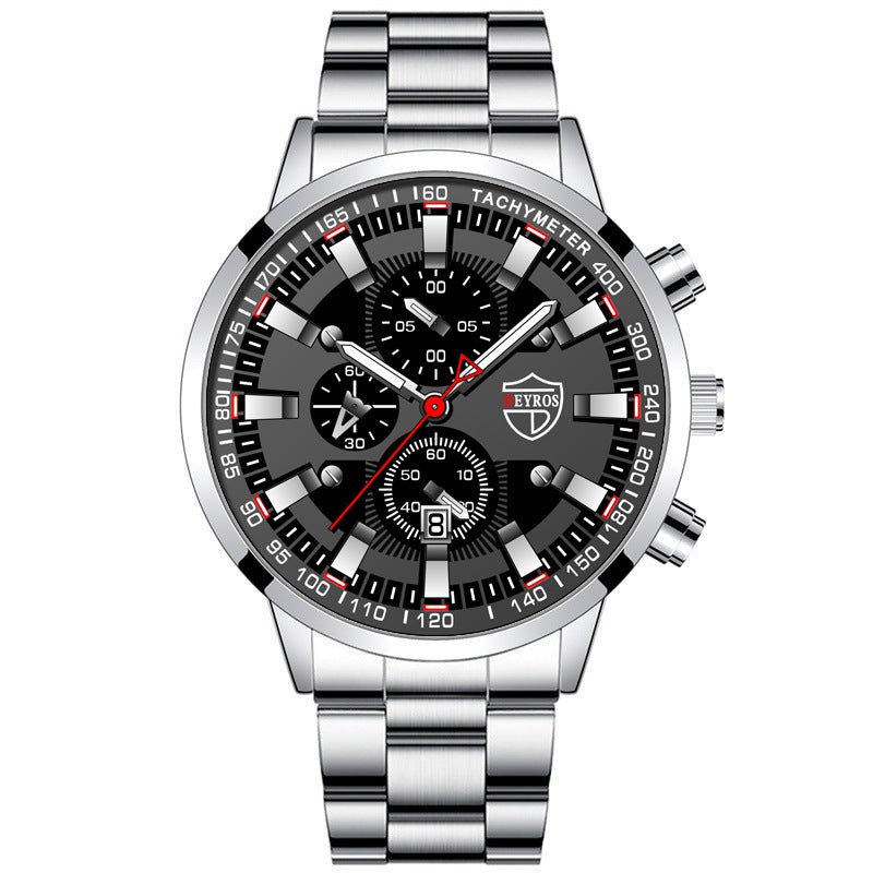 Men's Luminous Steel Watch - Good Life Goods