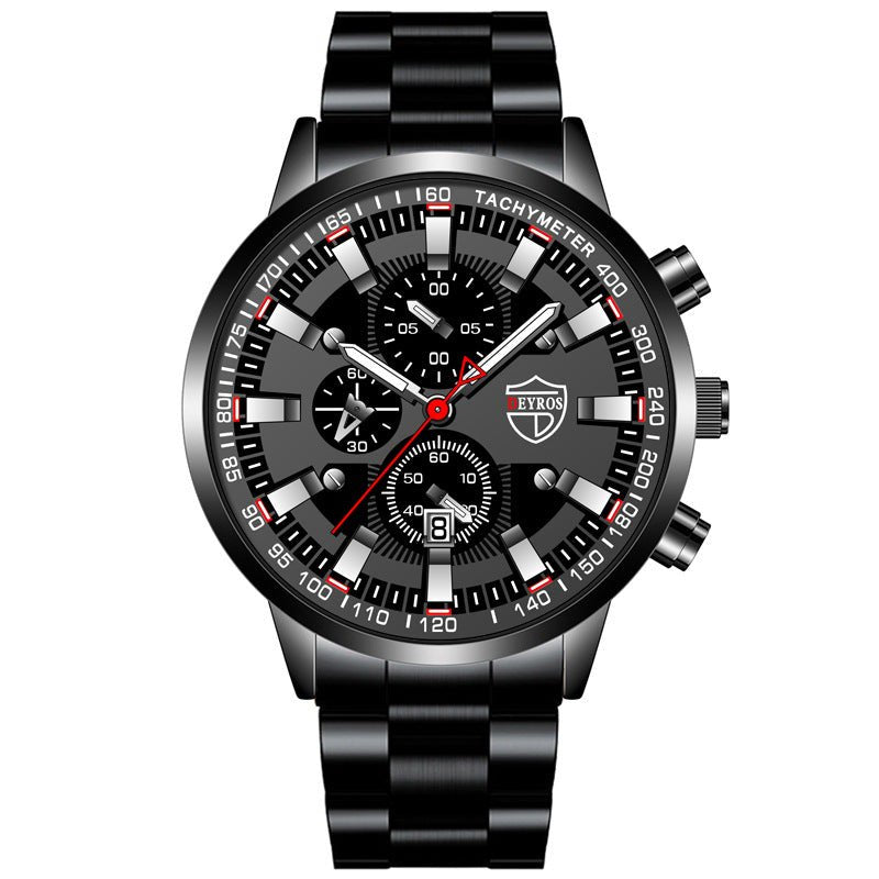 Men's Luminous Steel Watch - Good Life Goods