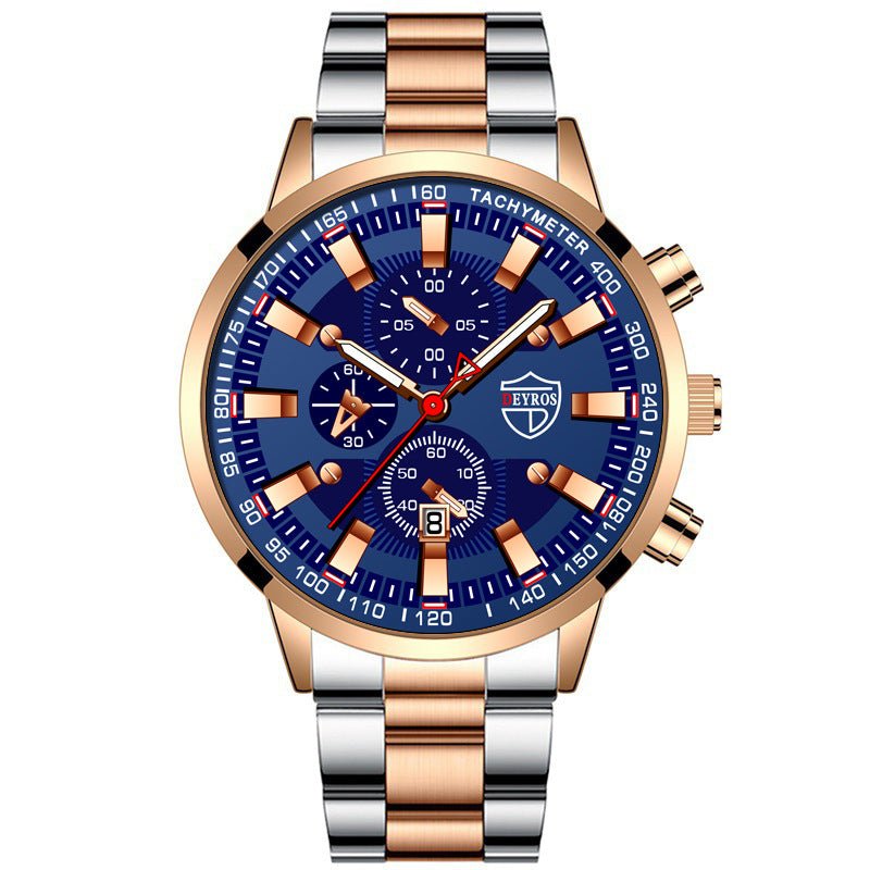 Men's Luminous Steel Watch - Good Life Goods