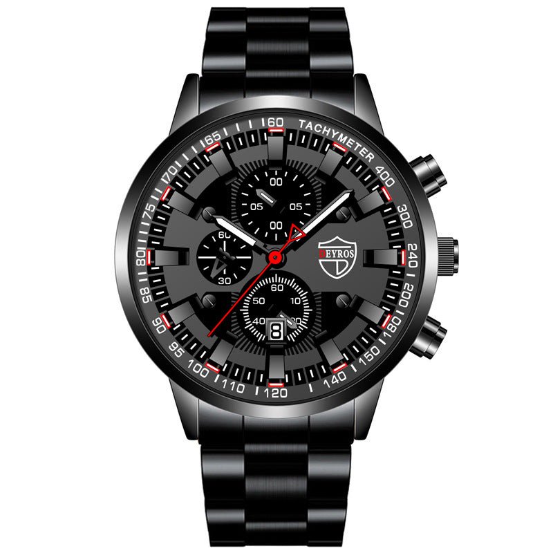 Men's Luminous Steel Watch - Good Life Goods