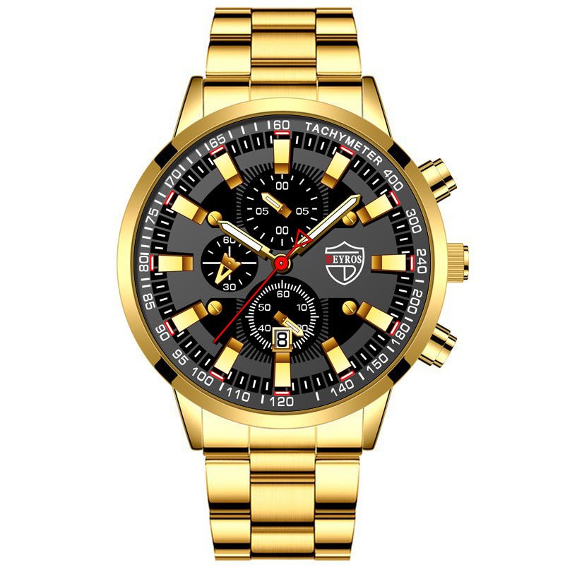 Men's Luminous Steel Watch - Good Life Goods