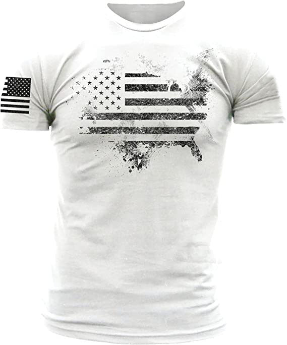 Men's Patriotic Graphic T-Shirt – 1776 US Flag & Whiskey Print - Good Life Goods