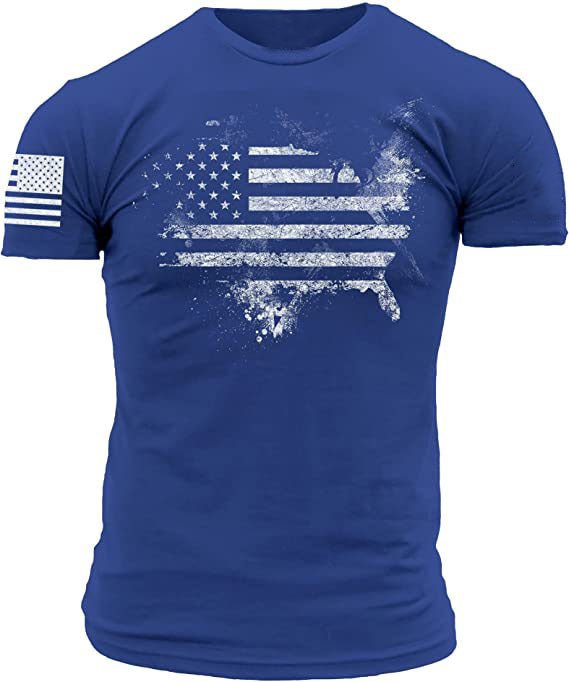 Men's Patriotic Graphic T-Shirt – 1776 US Flag & Whiskey Print - Good Life Goods