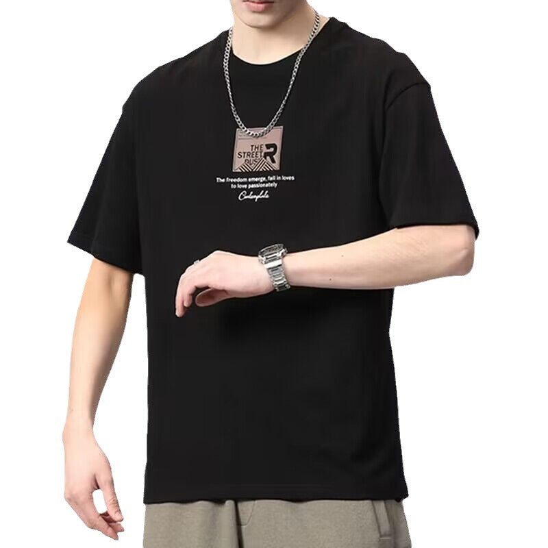 Men's Pure Cotton Casual Short Sleeve T-Shirt – Relaxed Everyday Fit - Good Life Goods