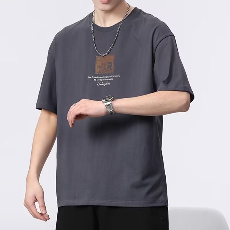 Men's Pure Cotton Casual Short Sleeve T-Shirt – Relaxed Everyday Fit - Good Life Goods