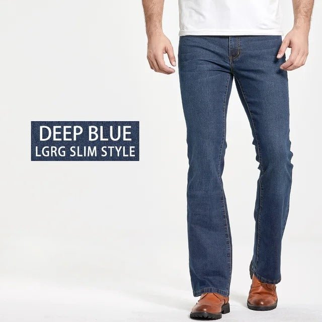 Men's Slim Fit Ultra - Stretch Jeans – Casual Everyday Denim - Good Life Goods