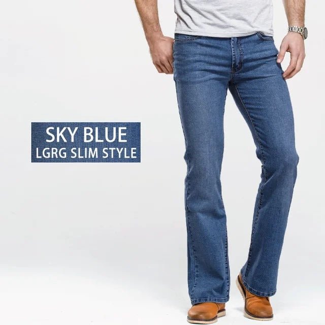 Men's Slim Fit Ultra - Stretch Jeans – Casual Everyday Denim - Good Life Goods