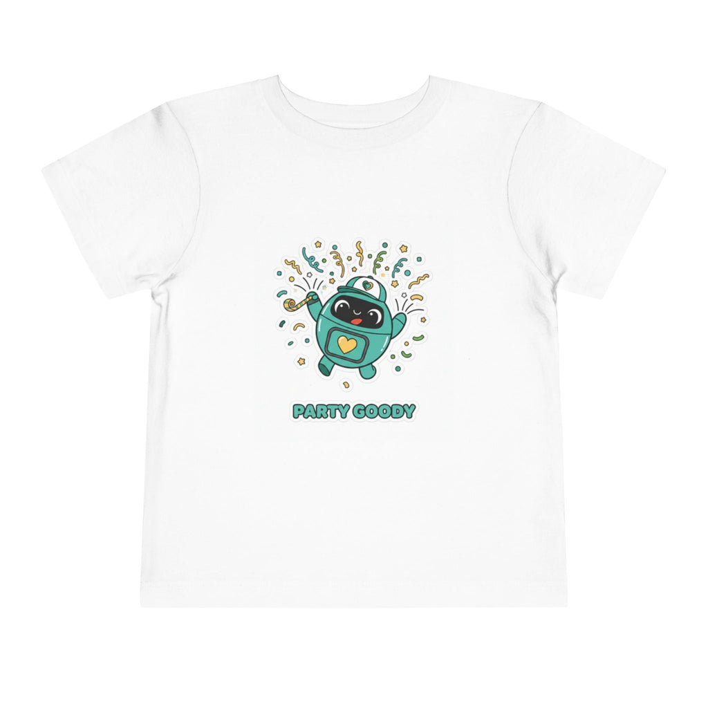 Party Goody Toddler T-Shirt | Goody Universe Celebration Kids Robot Tee - Good Life Goods
