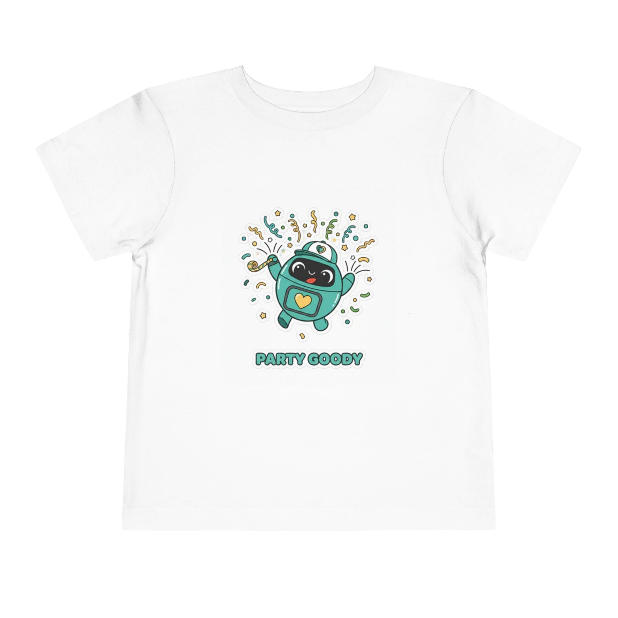 Party Goody Toddler T-Shirt | Goody Universe Celebration Kids Robot Tee - Good Life Goods