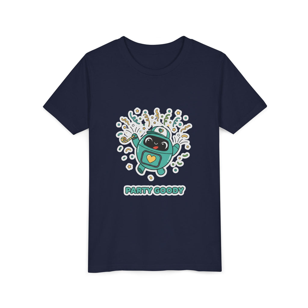 Party Goody Youth T-Shirt | Goody Universe Celebration Kids Robot Tee - Good Life Goods