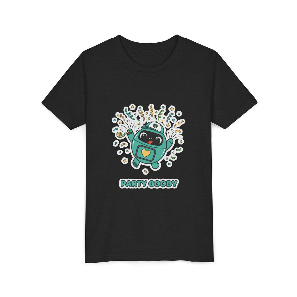 Party Goody Youth T-Shirt | Goody Universe Celebration Kids Robot Tee - Good Life Goods