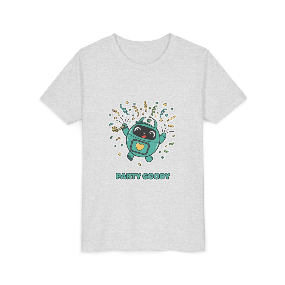 Party Goody Youth T-Shirt | Goody Universe Celebration Kids Robot Tee - Good Life Goods