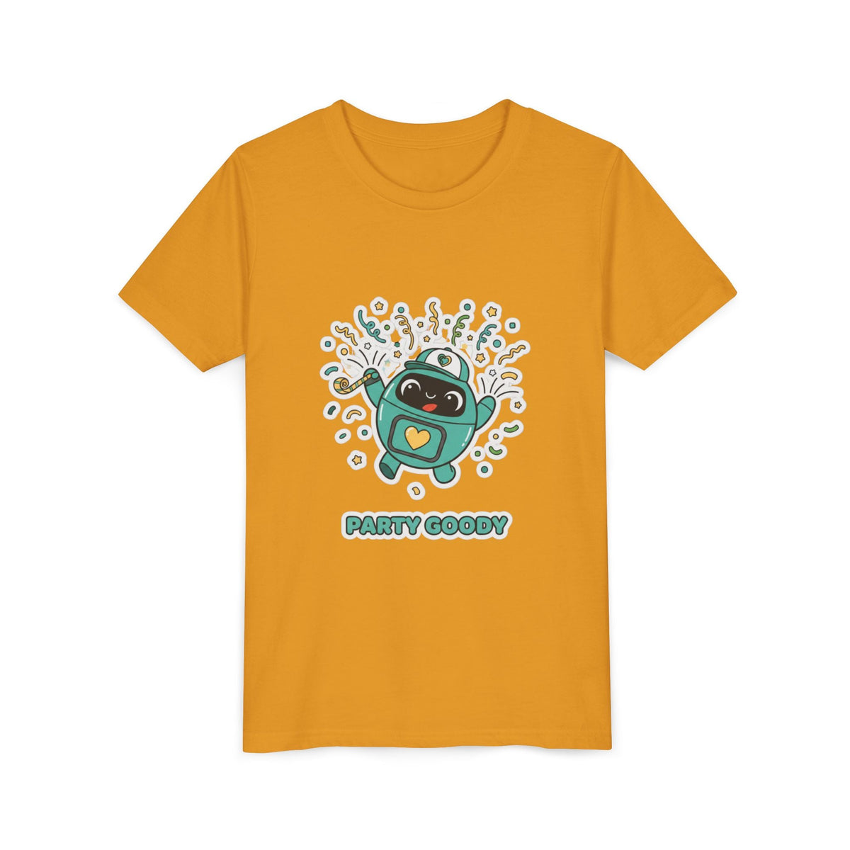 Party Goody Youth T-Shirt | Goody Universe Celebration Kids Robot Tee - Good Life Goods