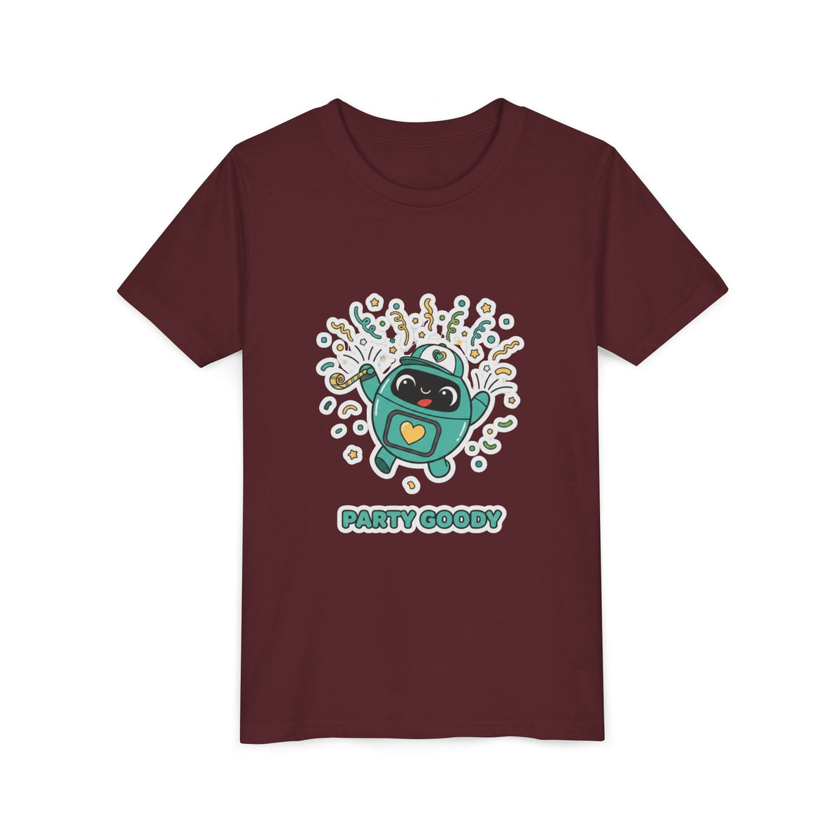 Party Goody Youth T-Shirt | Goody Universe Celebration Kids Robot Tee - Good Life Goods