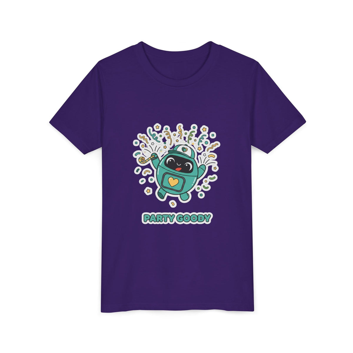 Party Goody Youth T-Shirt | Goody Universe Celebration Kids Robot Tee - Good Life Goods