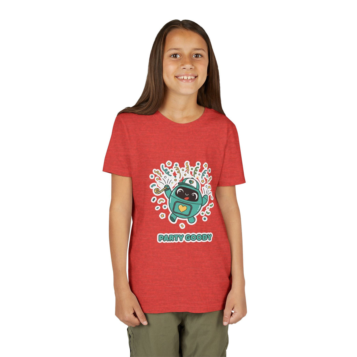Party Goody Youth T-Shirt | Goody Universe Celebration Kids Robot Tee - Good Life Goods