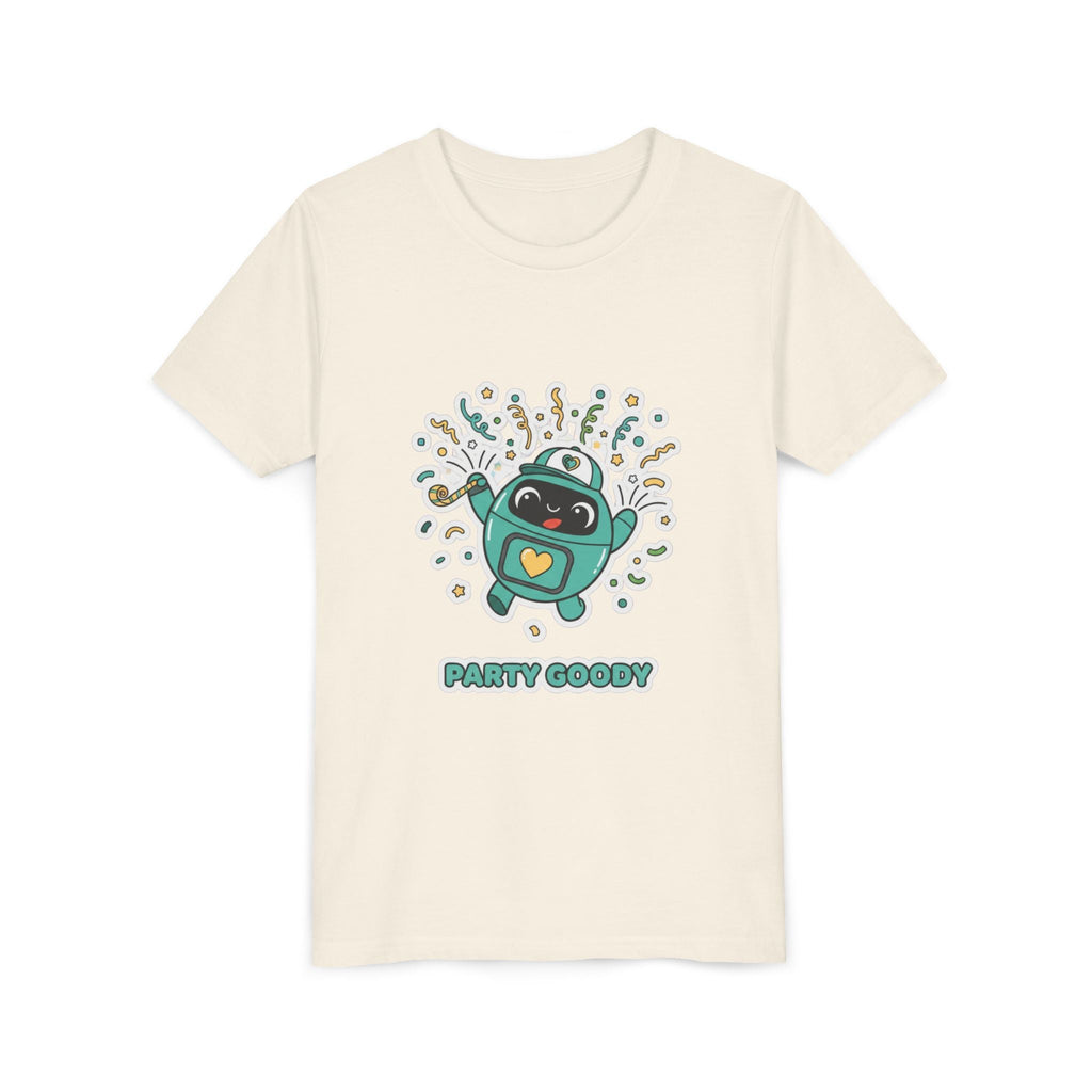 Party Goody Youth T-Shirt | Goody Universe Celebration Kids Robot Tee - Good Life Goods