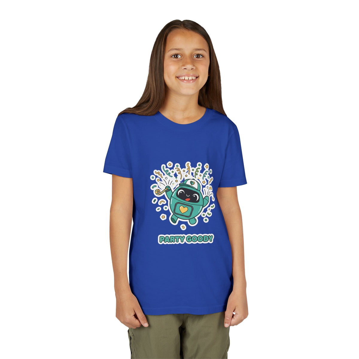 Party Goody Youth T-Shirt | Goody Universe Celebration Kids Robot Tee - Good Life Goods