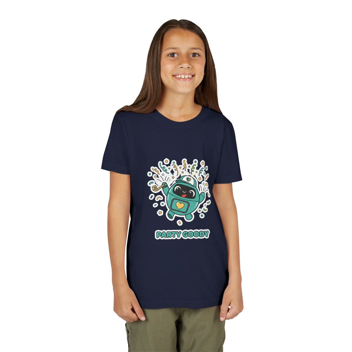 Party Goody Youth T-Shirt | Goody Universe Celebration Kids Robot Tee - Good Life Goods