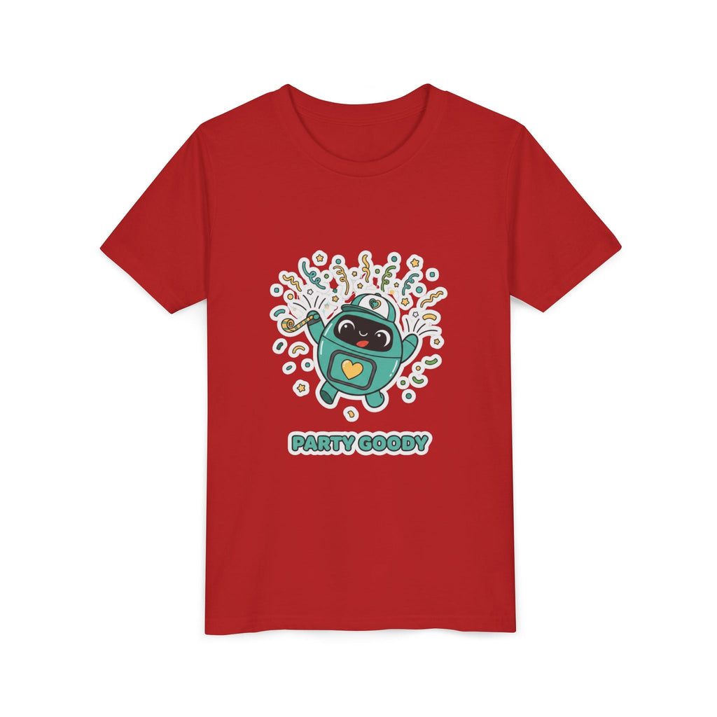 Party Goody Youth T-Shirt | Goody Universe Celebration Kids Robot Tee - Good Life Goods