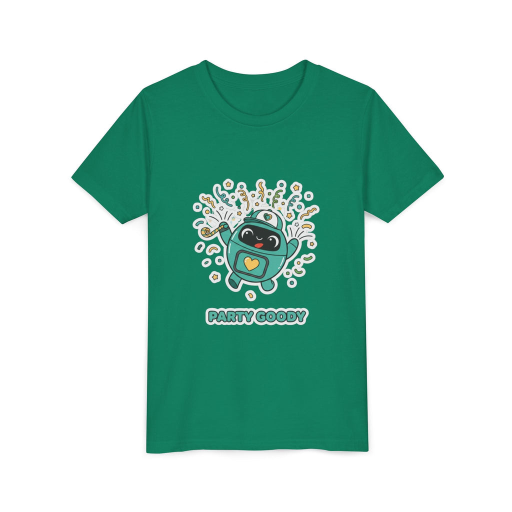 Party Goody Youth T-Shirt | Goody Universe Celebration Kids Robot Tee - Good Life Goods