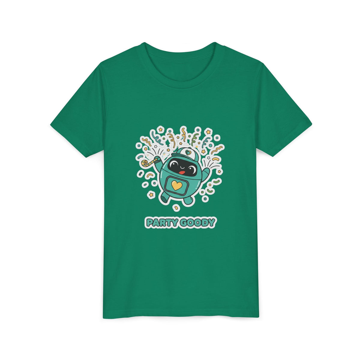Party Goody Youth T-Shirt | Goody Universe Celebration Kids Robot Tee - Good Life Goods