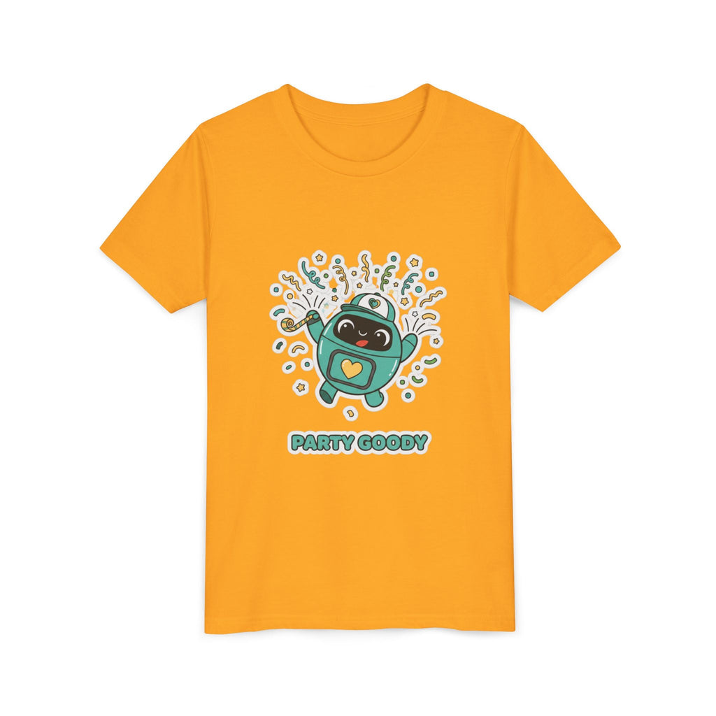 Party Goody Youth T-Shirt | Goody Universe Celebration Kids Robot Tee - Good Life Goods